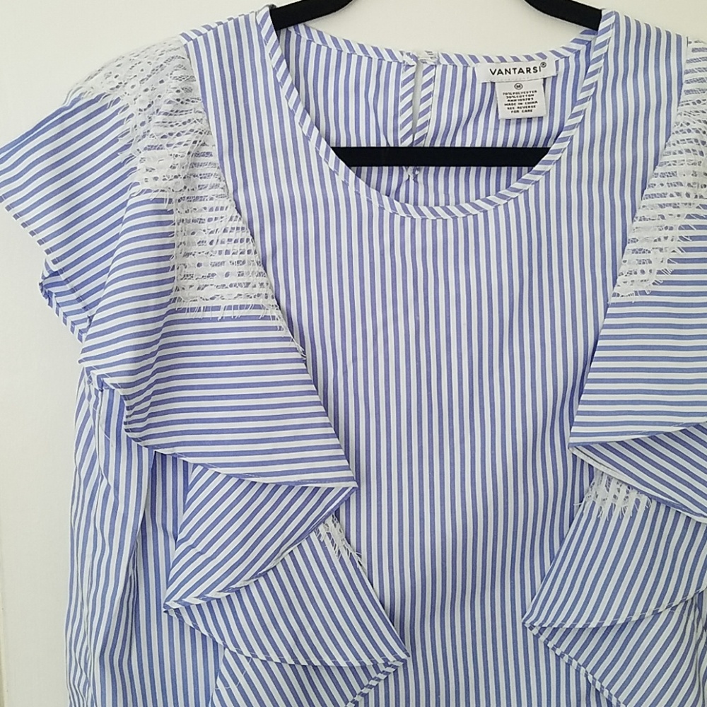 NWOT Womens Pin Stripe Blouse